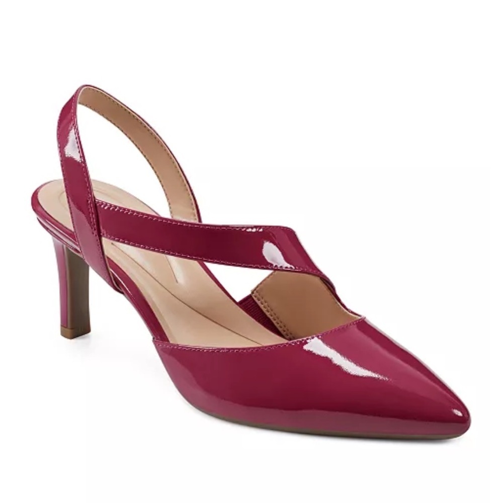 Easy Spirit Eflex Recruit Pointy Toe Slingback Dress Pumps Size 11 Pink NWOT